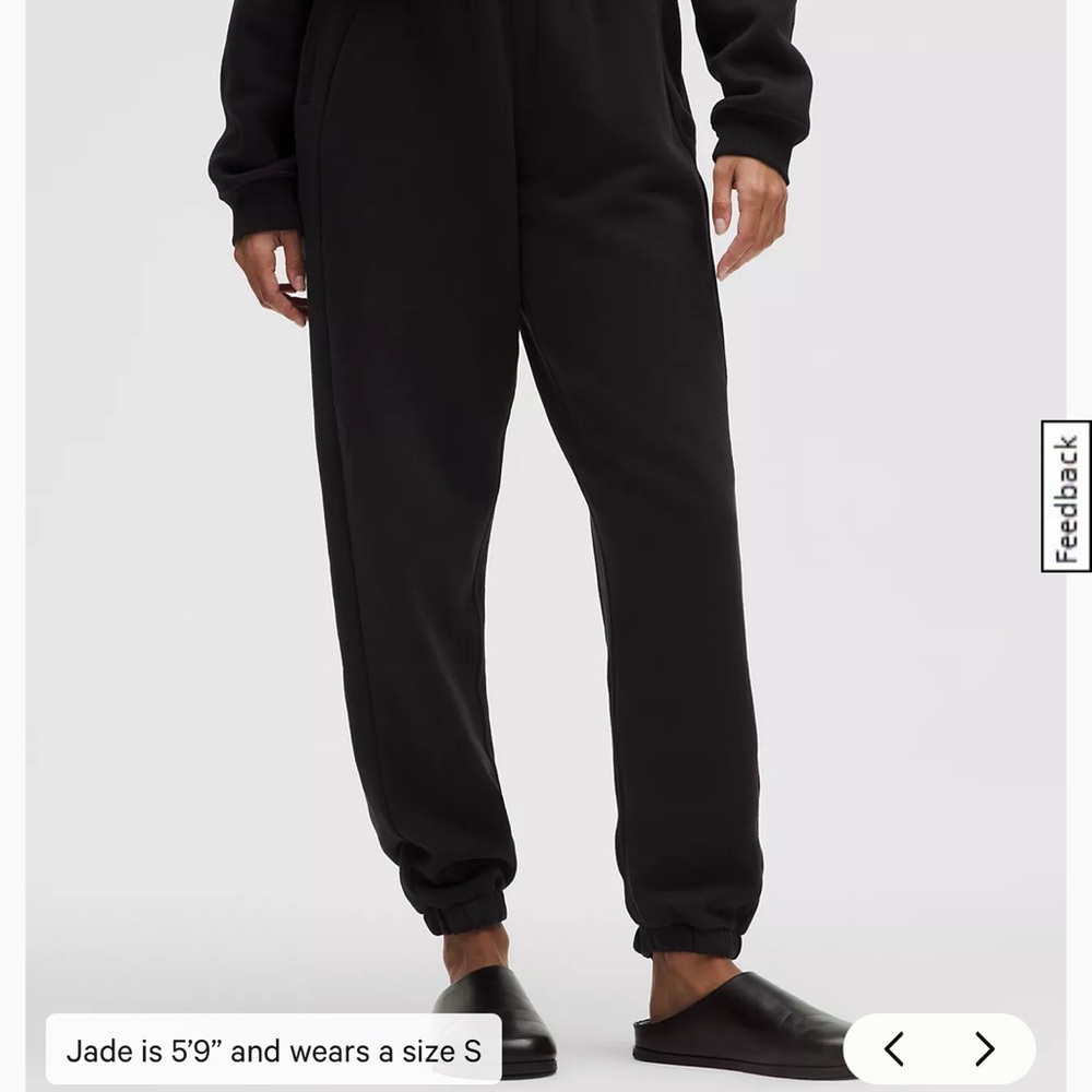 Lululemon black joggers pants size XL